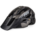 integrated bicycle helmet for mountain and road biking
