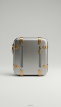 Brushed metal travel organizer