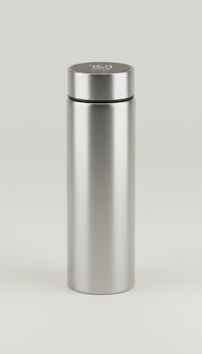 Smart stainless steel water bottle
